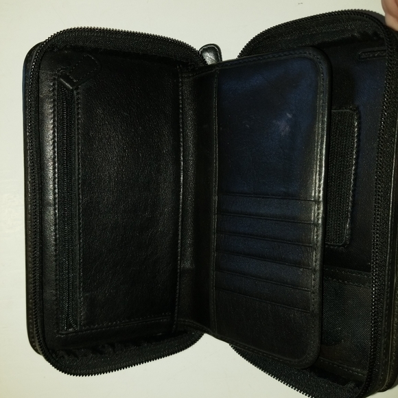 COACH Leather Mini Portfolio - Picture 7 of 15